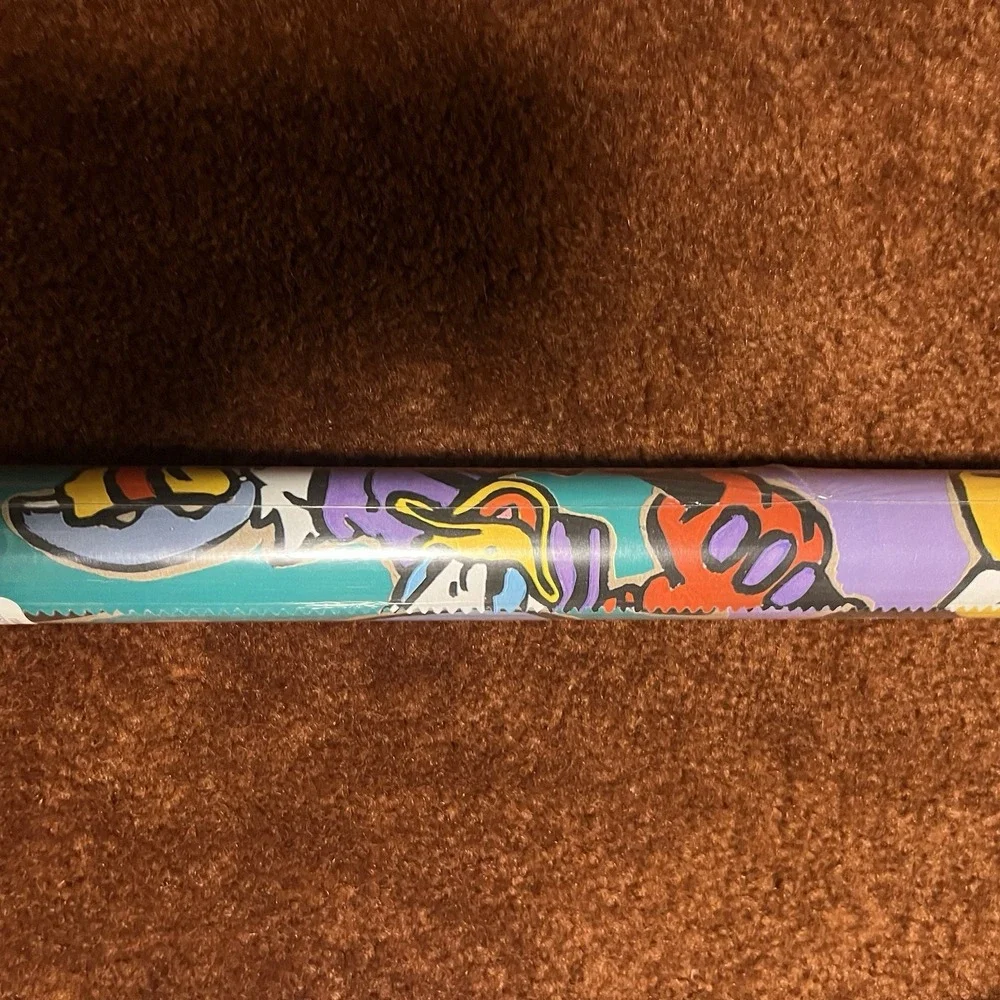 Vintage 1998 Mickey Mouse 70th Anniversary Wrapping Paper NOS Sealed 15 Sq Ft